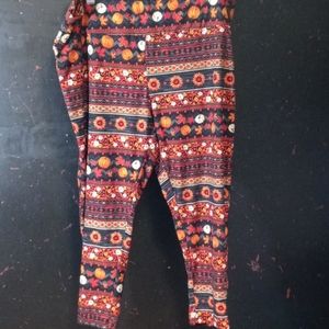 Fall festive high rise leggings